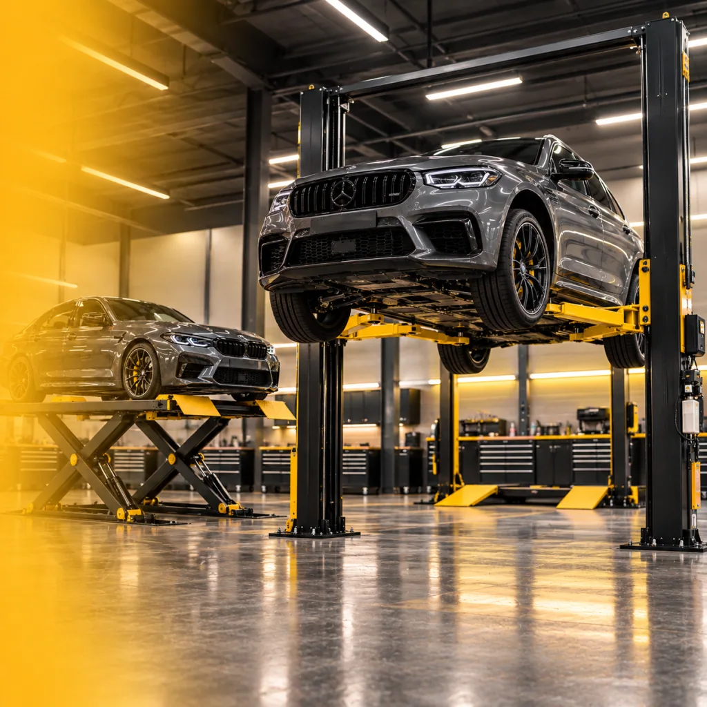 Vehicle lifting equipment