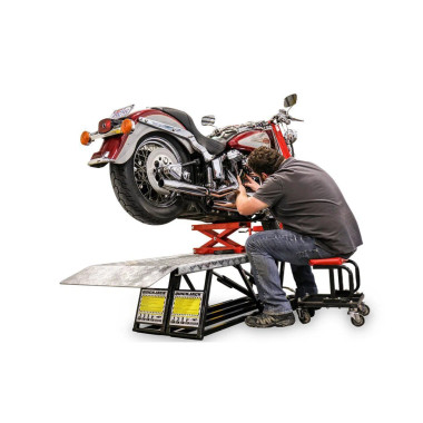 Quickjack Motorcycle Lift Platform w/ Front Wheel Vise - Greg Smith Equipment Sales