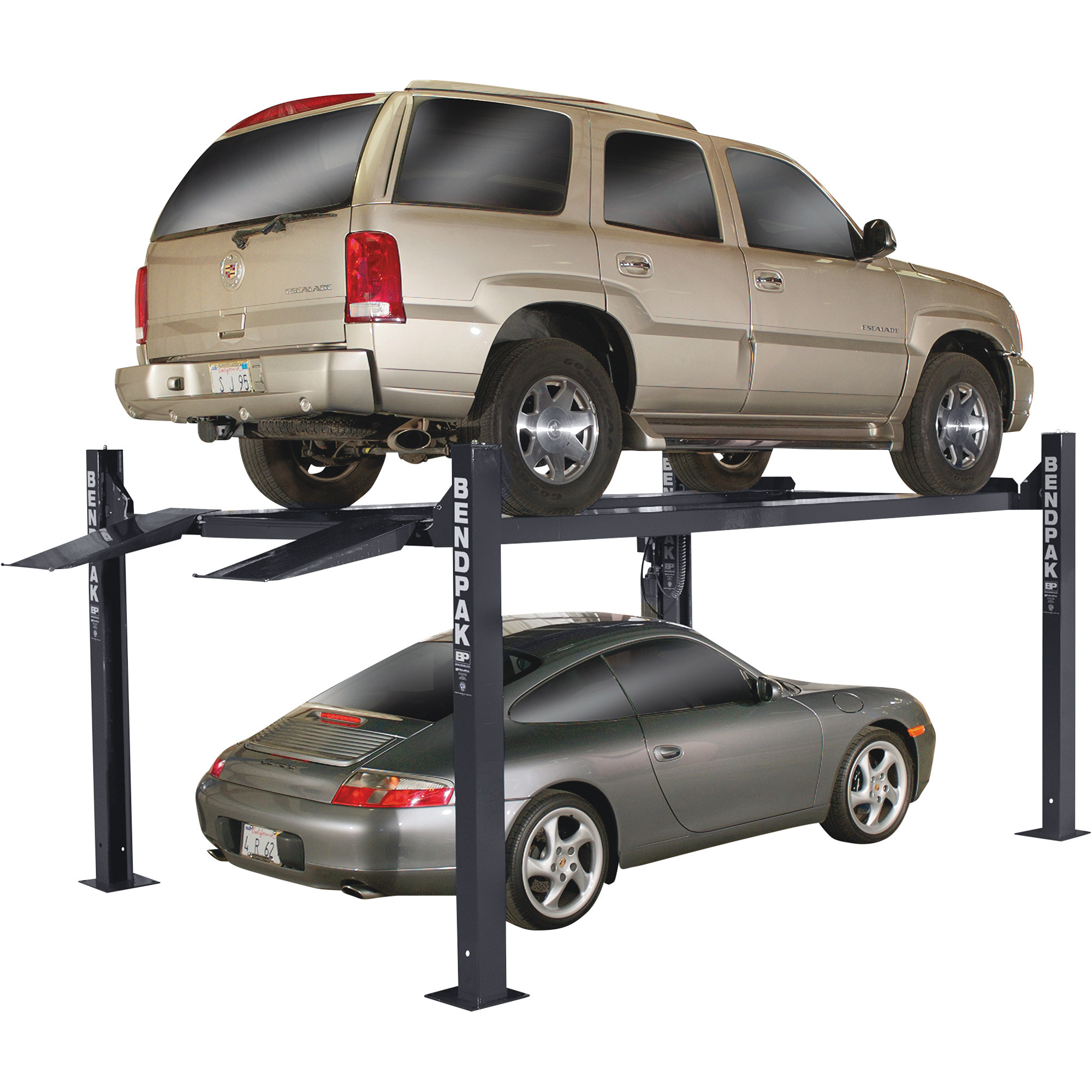 BendPak 4-Post Wide/Standard Car Lift, 9000-Lb. Capacity, Gray, Model# HD-9XL - Greg Smith Equipment Sales