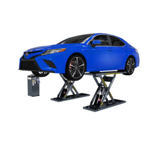 BendPak Mid-Rise Open-Center Scissor Lift — 6000-Lb. Capacity, 35in. Max Lift Height, 5in. Collapsed Height, Model# MDS-6LPF