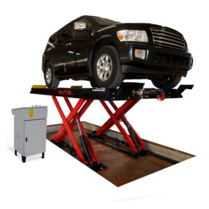 Autel Flush-Mounted Scissor Lift — 14,000-Lb. Capacity, Hydraulic, 203in. x 26in. Runways, Model# AULS14ALOR1