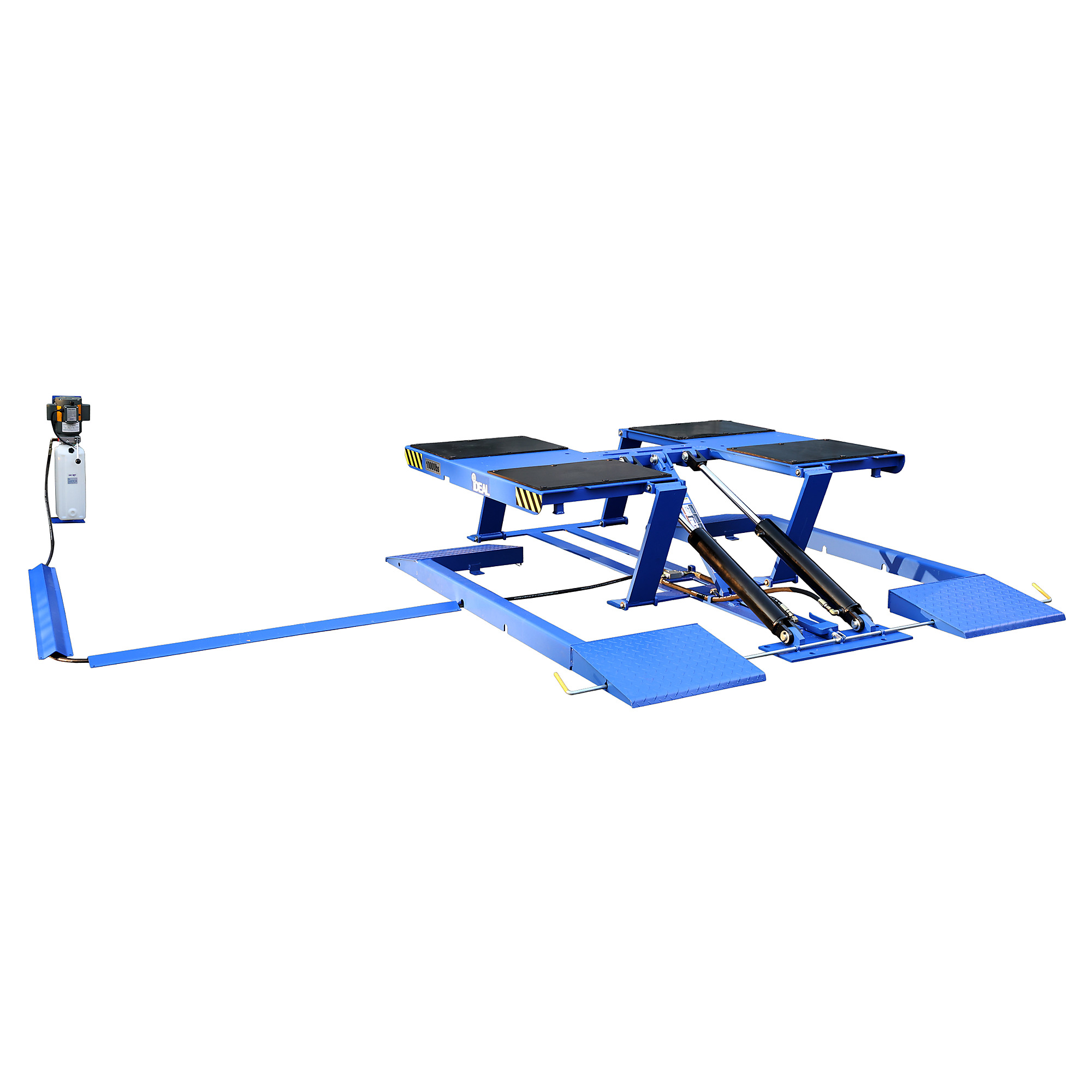 iDEAL by Tuxedo, HIGH PERFORMANCE, COMMERCIAL LOW-RISE PAD LIFT, Capacity 10000 lb, Max. Lift Height 22.5 in, Collapsed Height 4.25 in, Model# LR-10K-TLPAD - Greg Smith Equipment Sales