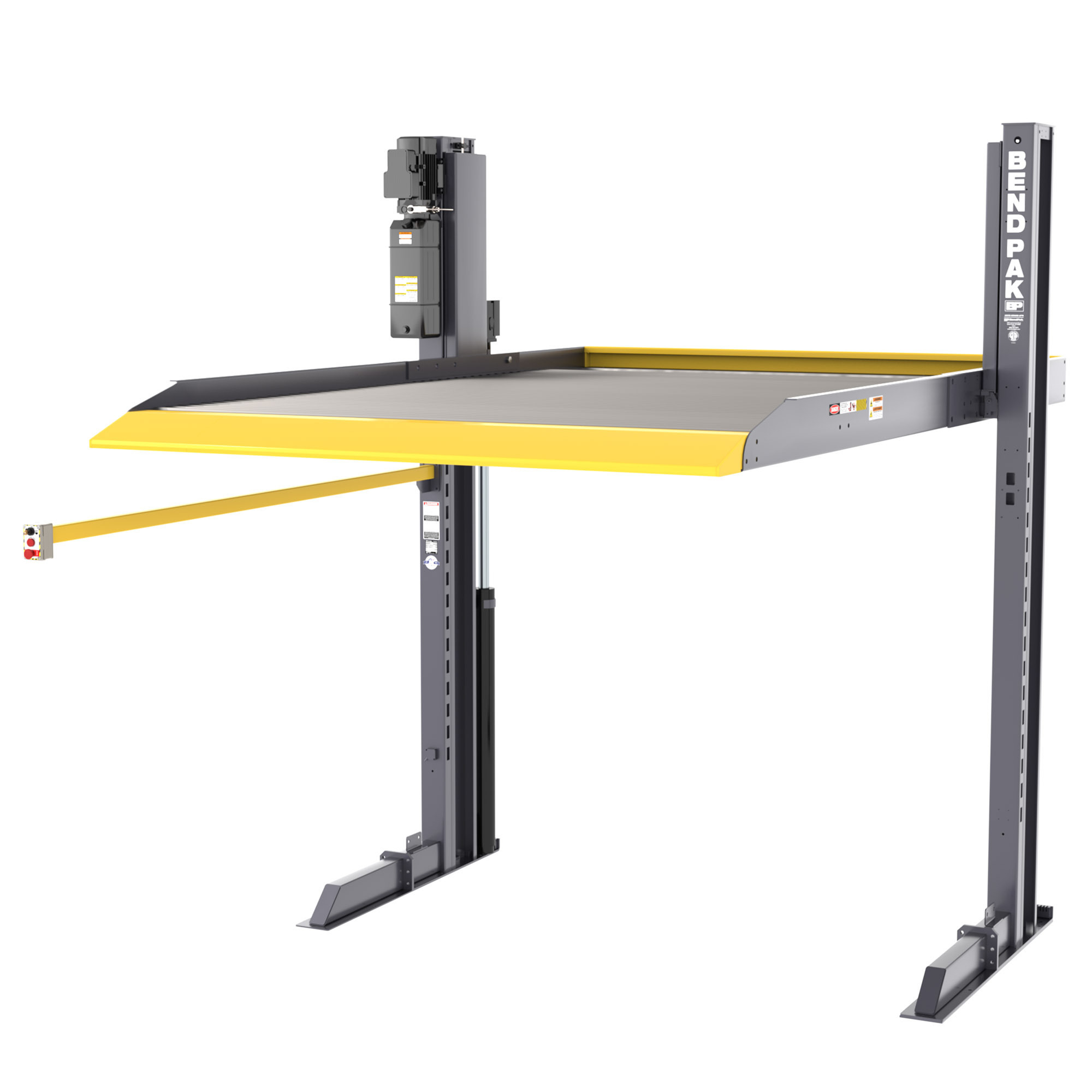 BendPak, Two Post Parking Lift 6000lb Capacity, Capacity 6000 lb, Max. Rise 6.8 ft, Horsepower 4 HP, Model# PL-6000DCX - Greg Smith Equipment Sales