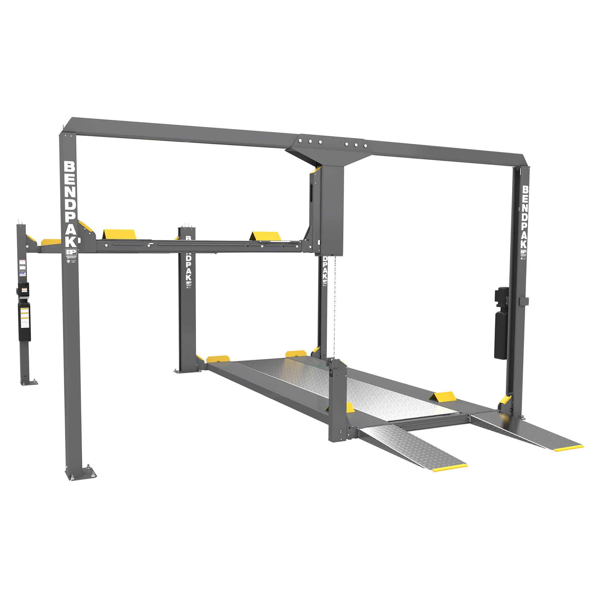 BendPak, 12K Cap. Parking Lift Tandem Independent Platforms, Capacity 12000 lb, Max. Rise 6 ft, Horsepower 3 HP, Model# PL-12000DPS - Greg Smith Equipment Sales