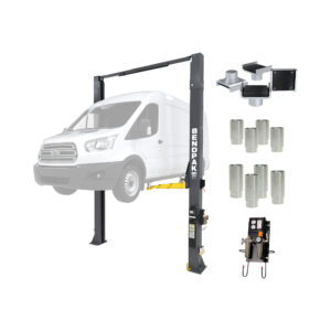BendPak, 10000lb.Cap, Adjustable Width With Accessories, Capacity 10000 lb, Max. Rise 6.5 ft, Horsepower 3 HP, Model# 10APX-181_PRO_Package