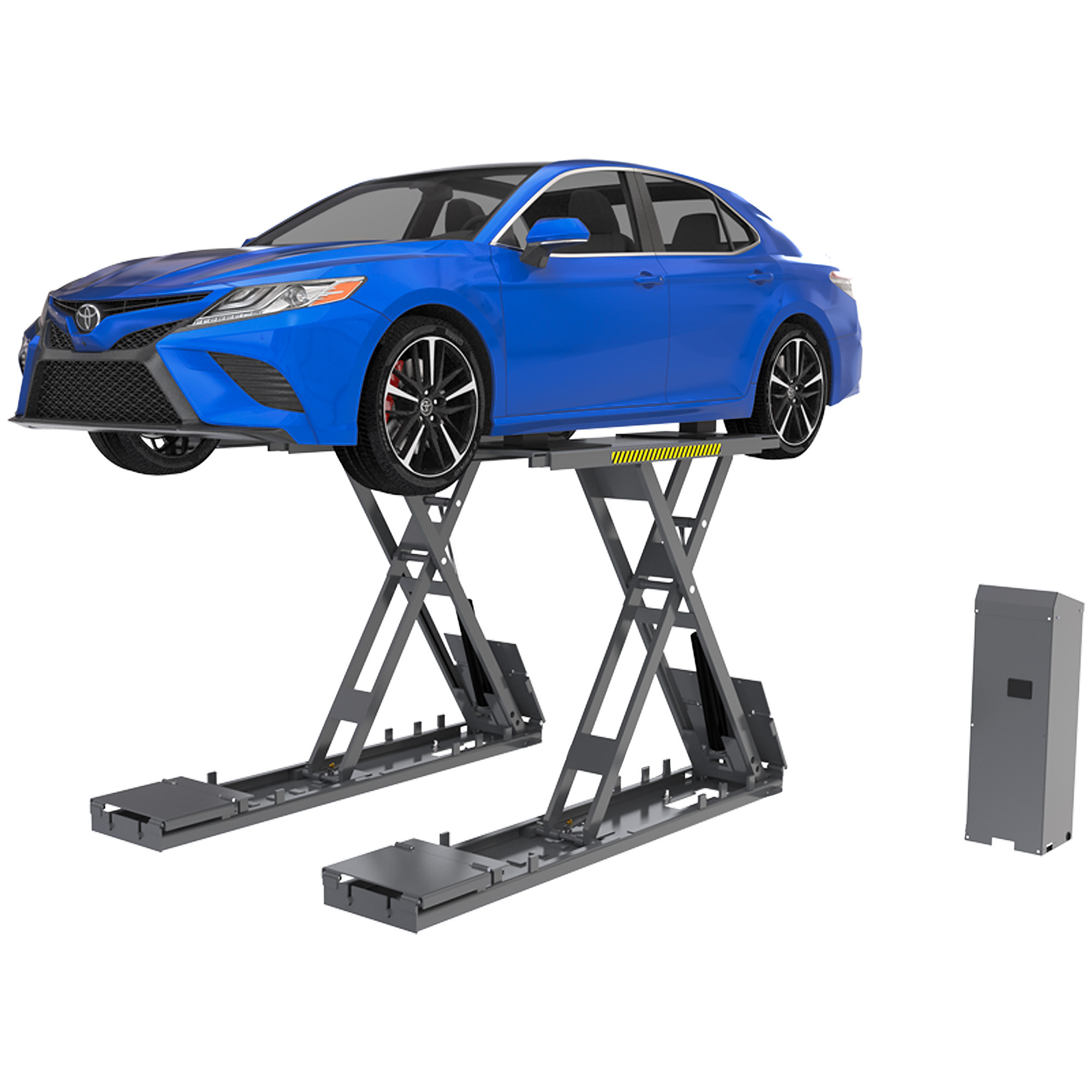 BendPak, 7000lb. Capacity Scissors Lift Flush Mount, Capacity 7000 lb, Max. Lift Height 69.75 in, Collapsed Height 6.5 in, Model# SP-7XEF - Greg Smith Equipment Sales