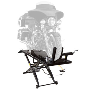 Black Widow, Pneumatic Motorcycle Lift Table - 1000 lb. Capacity, Capacity 1000 lb, Max. Lift Range 33 in, Material Steel, Model# BW-1000A