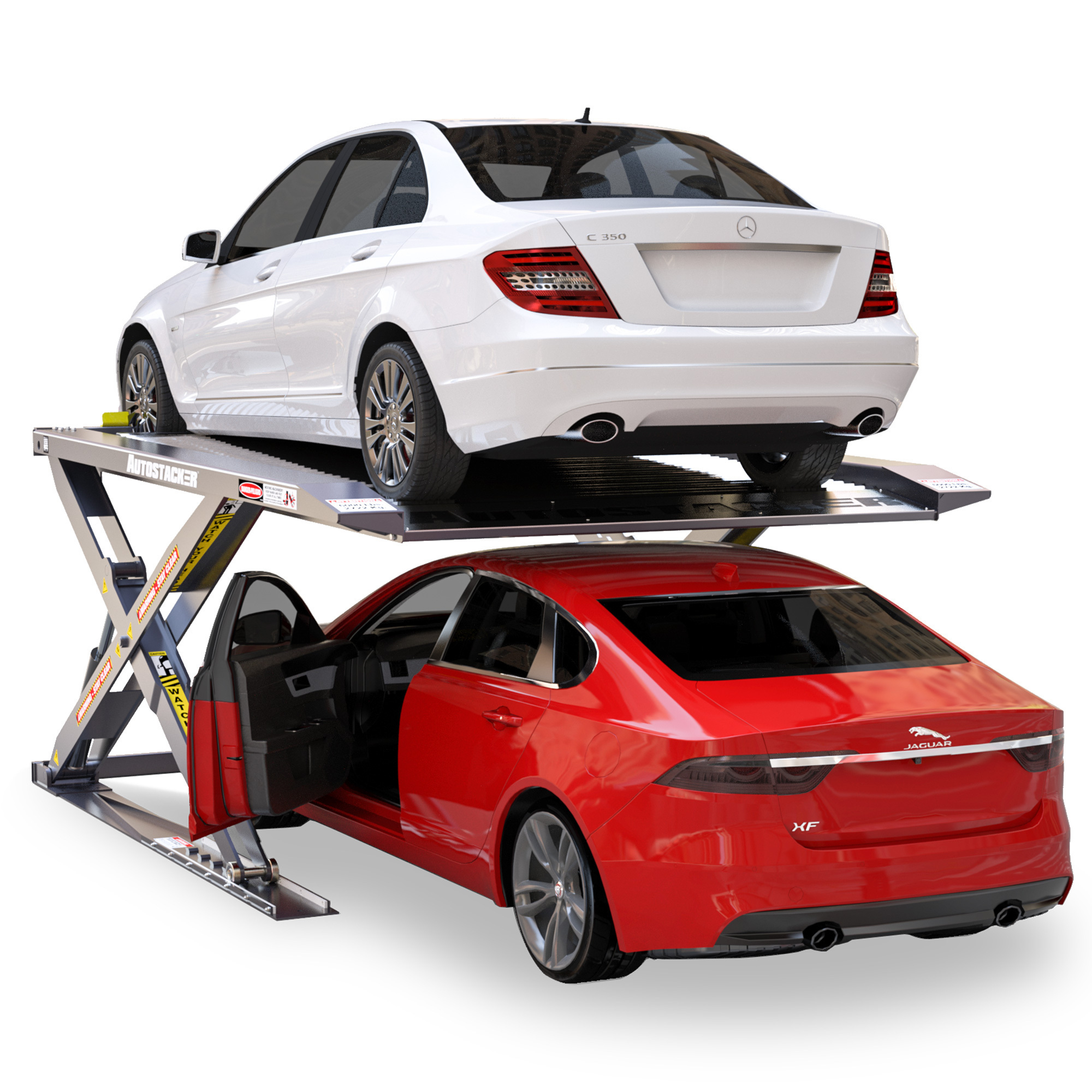 Autostacker Parking Lift — 6,000-Lb. Capacity, Low-Profile, Galvanized Deck, 208-240V, 50/60Hz, 1-Phase, Model# A6S-OPT1-220V - Greg Smith Equipment Sales