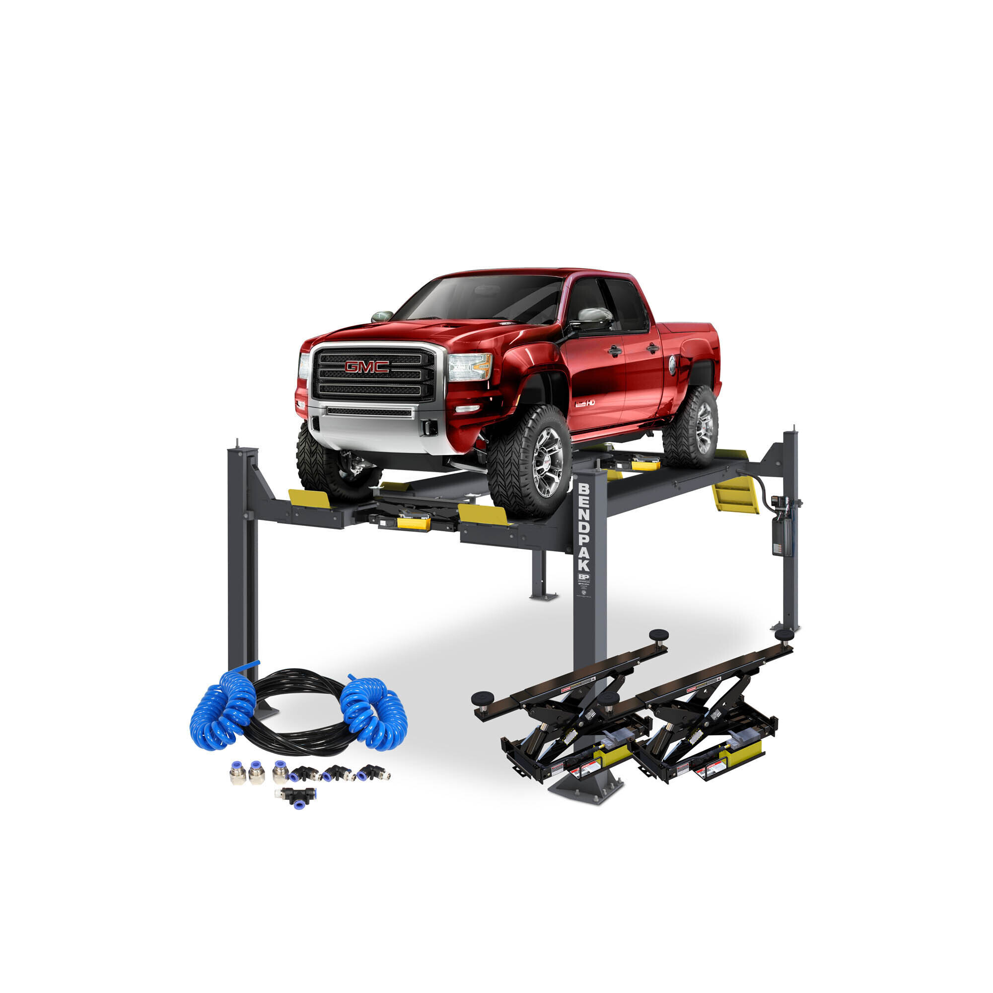 BendPak Open-Front Alignment Kit — 14,000-Lb. Capacity, Adjustable Height, Built-In Lubrication, Model# HDSO-14AX Package - Greg Smith Equipment Sales