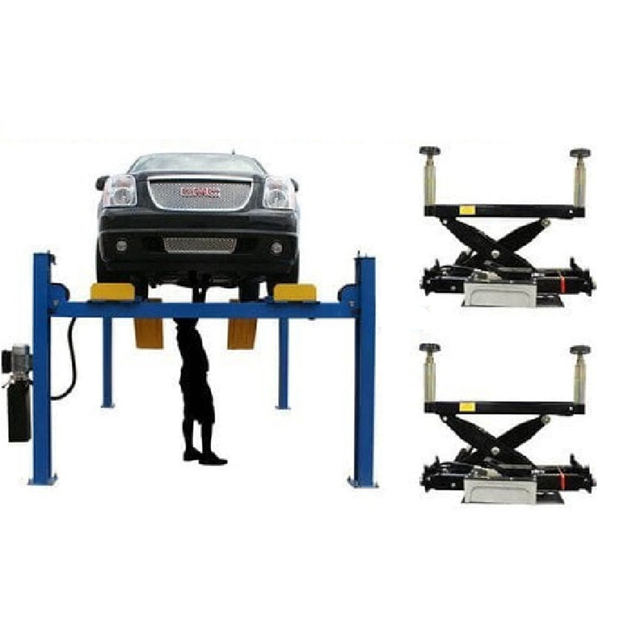 Atlas Automotive Equipment Alignment Lift with RJ8 Rolling Jacks Combo — 14000-Lb. Capacity, Model# ATEATTD-414A-COMBO-FPD - Greg Smith Equipment Sales