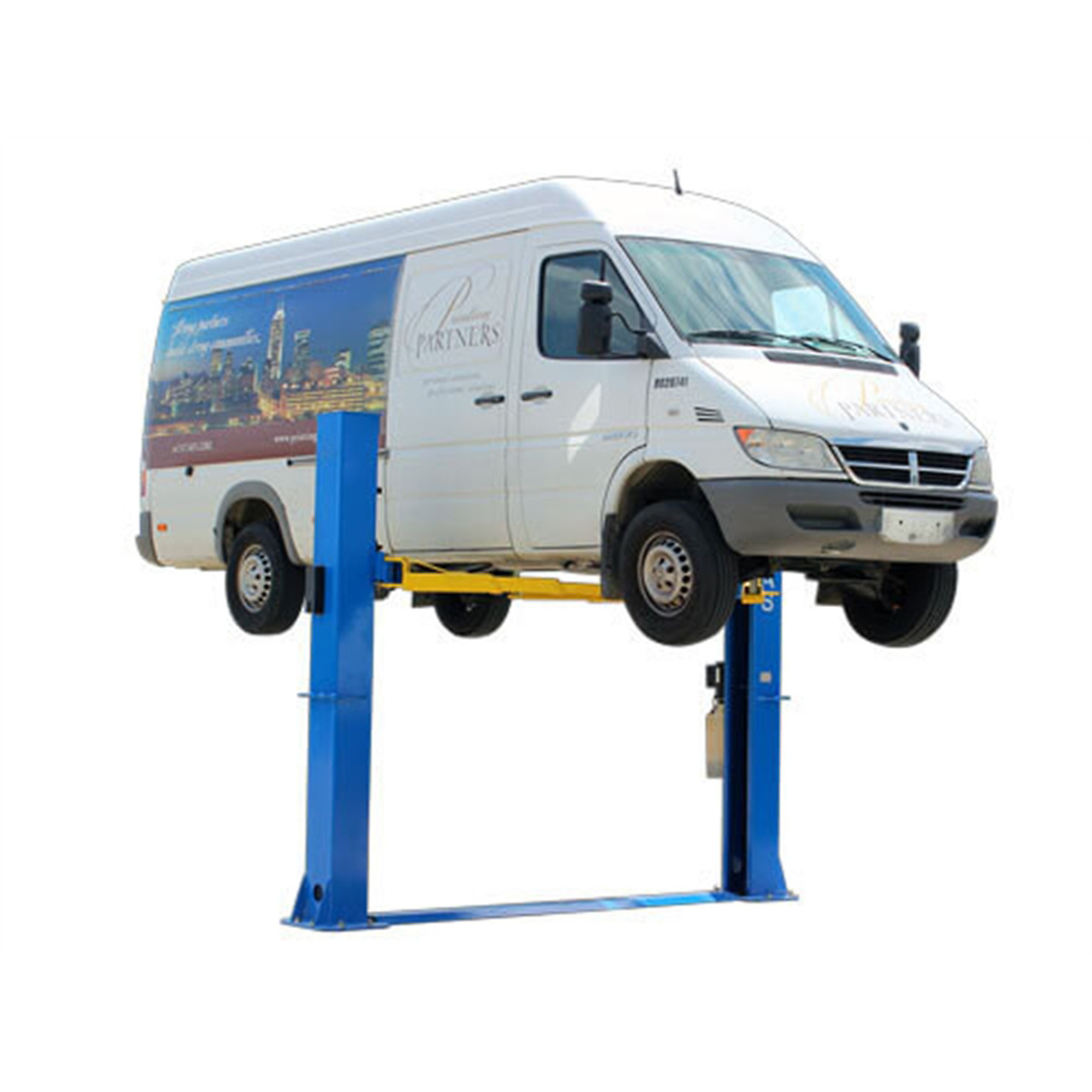 Atlas Automotive Equipment 2-Post Commercial Grade Vehicle Lift — 10,000lb Capacity, Baseplate, Open-Top Style, 9ft. 6in. Minimum Ceiling Height, Super Symmetric Arms, Model# ATEATTD-BP10000X-FPD - Greg Smith Equipment Sales
