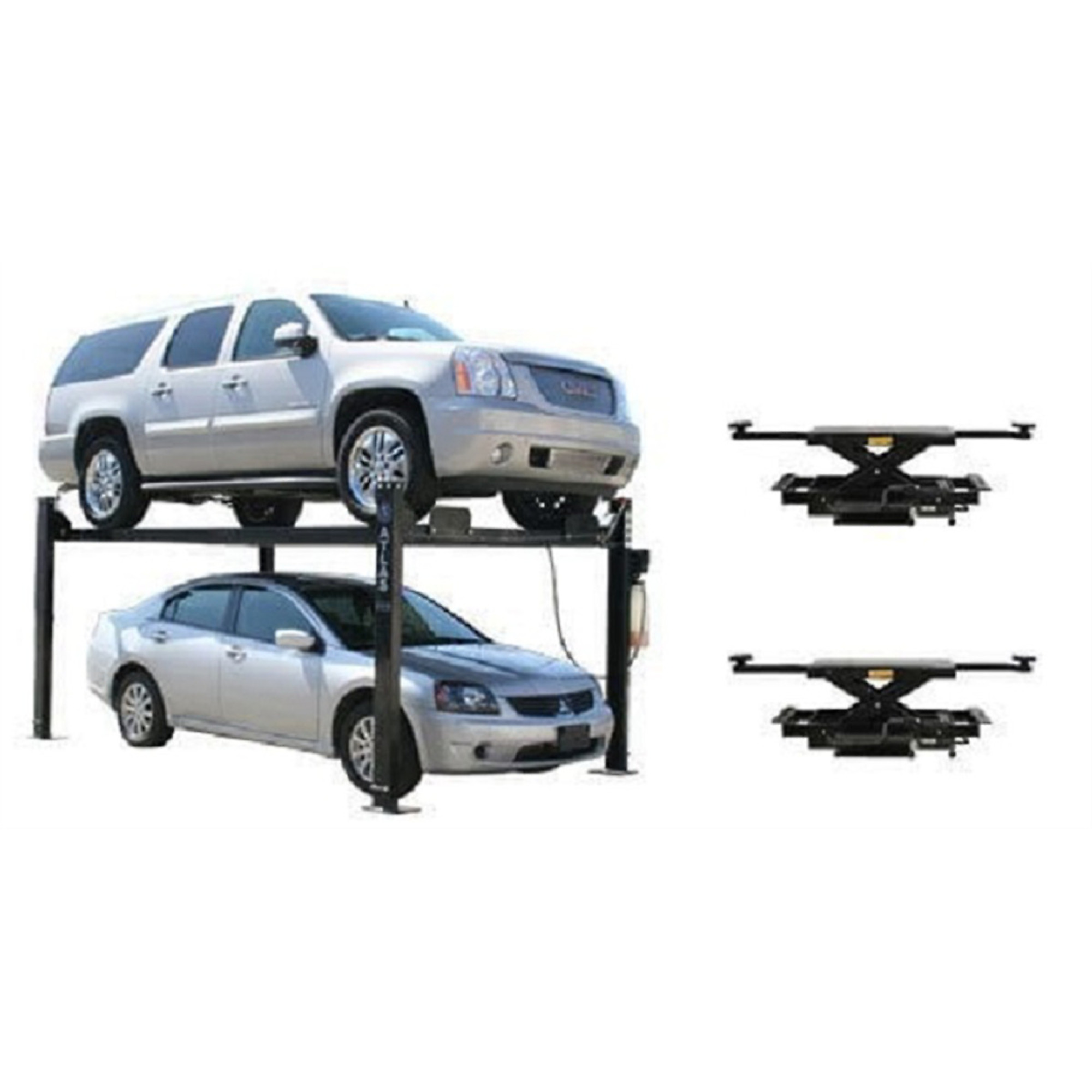 Atlas Automotive Equipment PRO8000 4-Post Lift with RJ35 Sliding Jacks Combo, Model# ATEXH-PRO8-COMBO-FPD - Greg Smith Equipment Sales