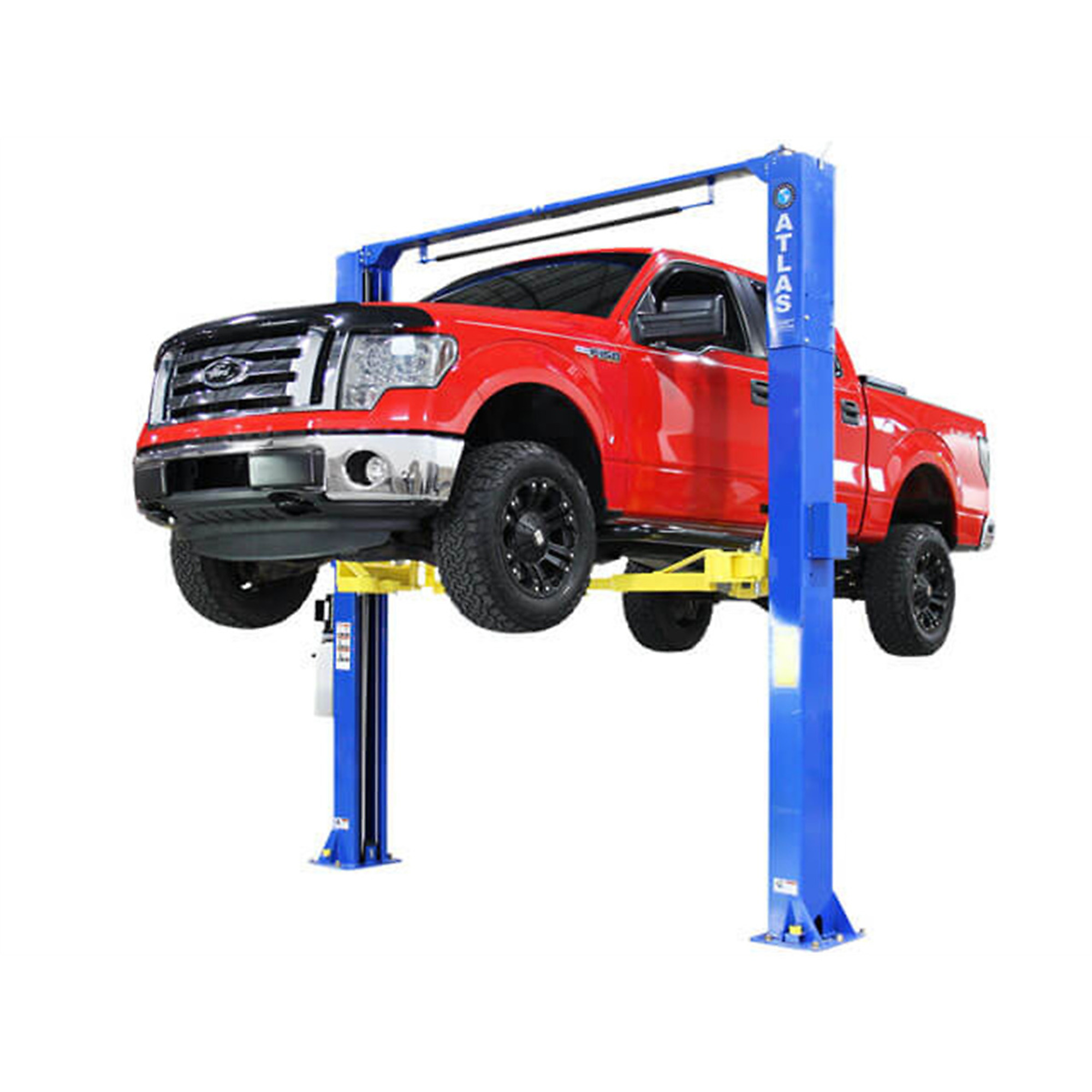 Atlas Automotive Equipment PRO-9D 2-Post Vehicle Lift — 12ft. Minimum Ceiling Height, 9,000-Lb. Capacity, Clear Floor Design, Asymmetric/Symmetric Arms, Dual Direct Drive Cylinders, Model# ATEXH-PRO-9D-FPD - Greg Smith Equipment Sales