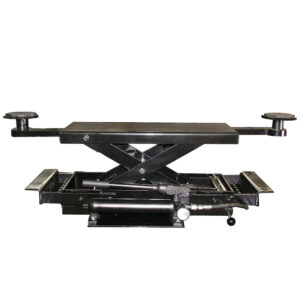 Atlas Automotive Equipment PROJACK35 Sliding Bridge Jack — 3,500-Lb. Capacity, Hand Pump Operated, 70-115 PSI, Low Profile, Adjustable Width/Lift Arms, Model# ATEXH-PROJACK35-FPD