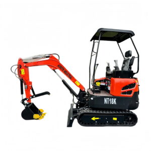 AGT 1.4 Ton Mini Hydraulic Excavator Kubota 3 Cyl. Diesel Engine, Side Swing Boom, Pilot Controls | AGT-NT18