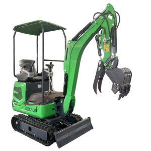 Agrotk 1 Ton B&S Engine Mini Small Excavator, Side Swing, Hydraulic Thumb, Pilot Control | AGT- KX12-CB
