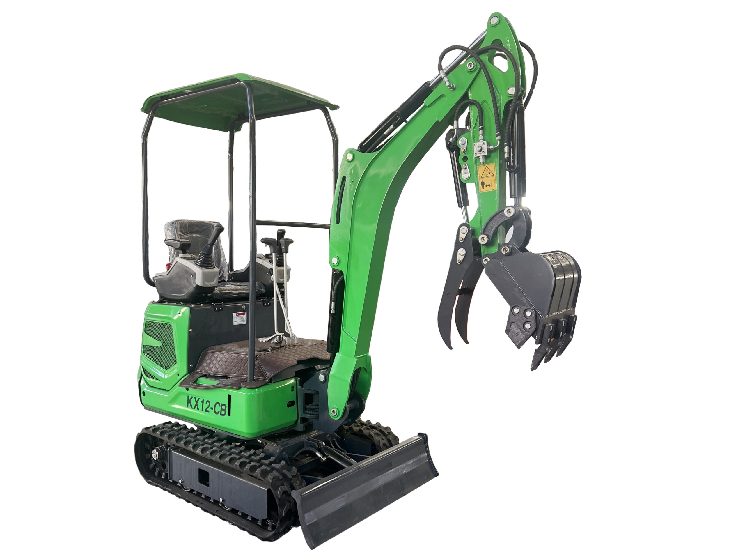 Agrotk 1 Ton B&S Engine Mini Small Excavator, Side Swing, Hydraulic Thumb, Pilot Control | AGT- KX12-CB - Greg Smith Equipment Sales