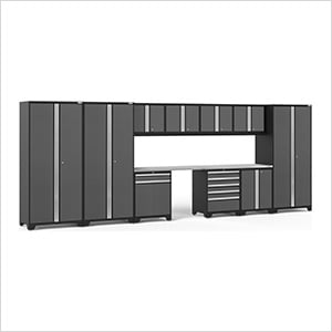 PRO Series Grey 12-Piece Set with Stainless Steel Tops - Greg Smith Equipment Sales