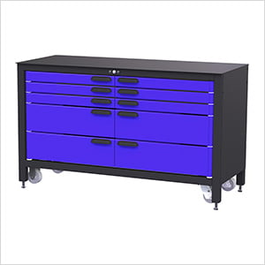 10-Drawer 60-Inch Rolling Workbench