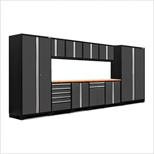 PRO Series Grey 12-Piece Set with Bamboo Top and LED Lights - Greg Smith Equipment Sales