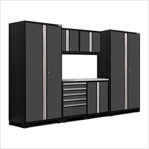PRO Series 7-Piece Set with Stainless Steel Top and LED Lights