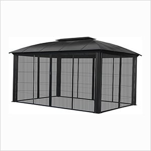 Siena Hard-Top Dome Gazebo with Sliding Screen