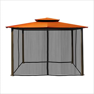 10 x 12 ft. Barcelona Soft Top Gazebo with Mosquito Netting