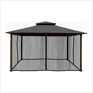 11 x 14 ft. Soft Top Gazebo with Mosquito Netting