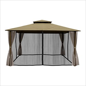 11 x 14 ft. Soft Top Gazebo with Mosquito Netting and Privacy Panels