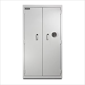 Double Door Pharmacy Safe (White) - Greg Smith Equipment Sales