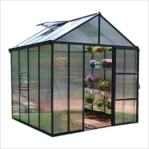 Glory 8' x 8' Greenhouse Kit (Grey)