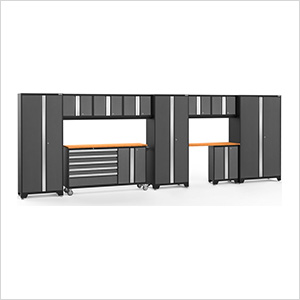 BOLD 11-Piece Project Center Set with Bamboo Top and LED Lights