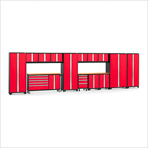 BOLD 15-Piece Project Center Set with Bamboo Top and LED Lights