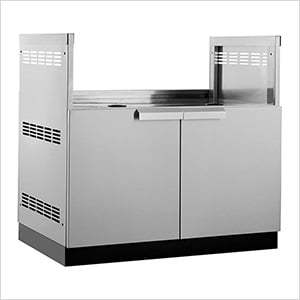 Stainless Steel 40-Inch Insert Grill Cabinet