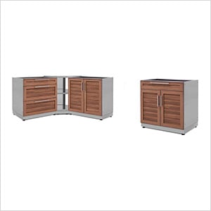 Grove 4-Piece Outdoor Kitchen Set (No Countertop)