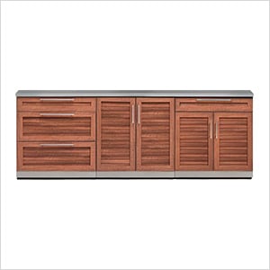 Grove 4-Piece Outdoor Kitchen Set with Countertops and Covers - Greg Smith Equipment Sales