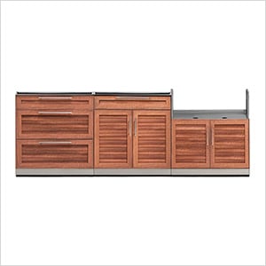 Grove 3-Piece Outdoor Kitchen Set (No Countertop)