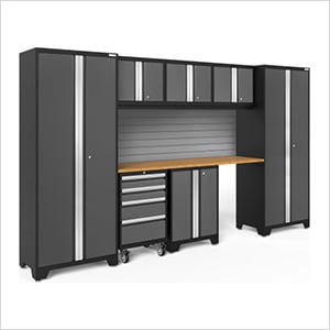 BOLD Series 8-Piece Set with Bamboo Top and Backsplash