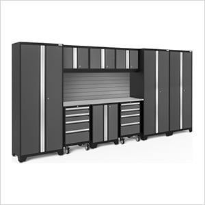 BOLD Series 10-Piece Set with Stainless Steel Top and Backsplash