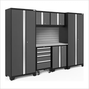 BOLD Series 7-Piece Set with Stainless Steel Top and Backsplash