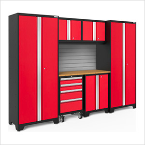 BOLD Series 7-Piece Set with Bamboo Top and Backsplash