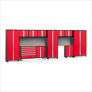 BOLD 11-Piece Project Center Set with Bamboo Top and Backsplash