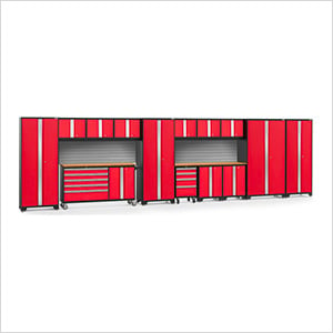 BOLD 15-Piece Project Center Set with Bamboo Top and Backsplash