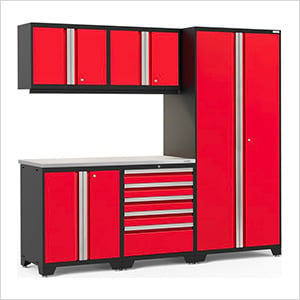 PRO Series 6-Piece Set with Stainless Steel Top and LED Lights