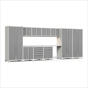 PRO Series Platinum 12-Piece Set with Stainless Steel Tops and LED Lights