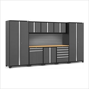 PRO Series 9-Piece Set with Bamboo Top and Slatwall