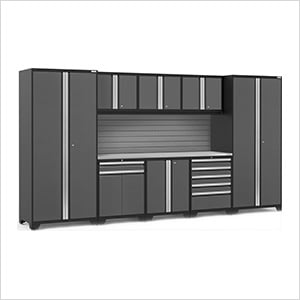 PRO Series 9-Piece Set with Stainless Steel Top and Slatwall