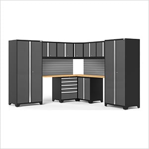 PRO Series 12-Piece Corner Set with Bamboo Tops and Slatwall