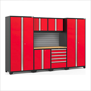 PRO Series 7-Piece Set with Bamboo Top and Slatwall