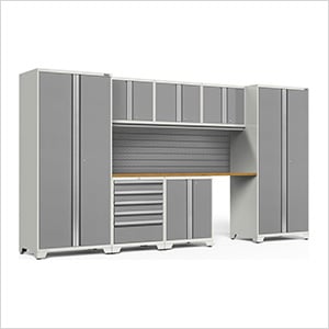 PRO Series Platinum 8-Piece Set with Bamboo Top and Slatwall